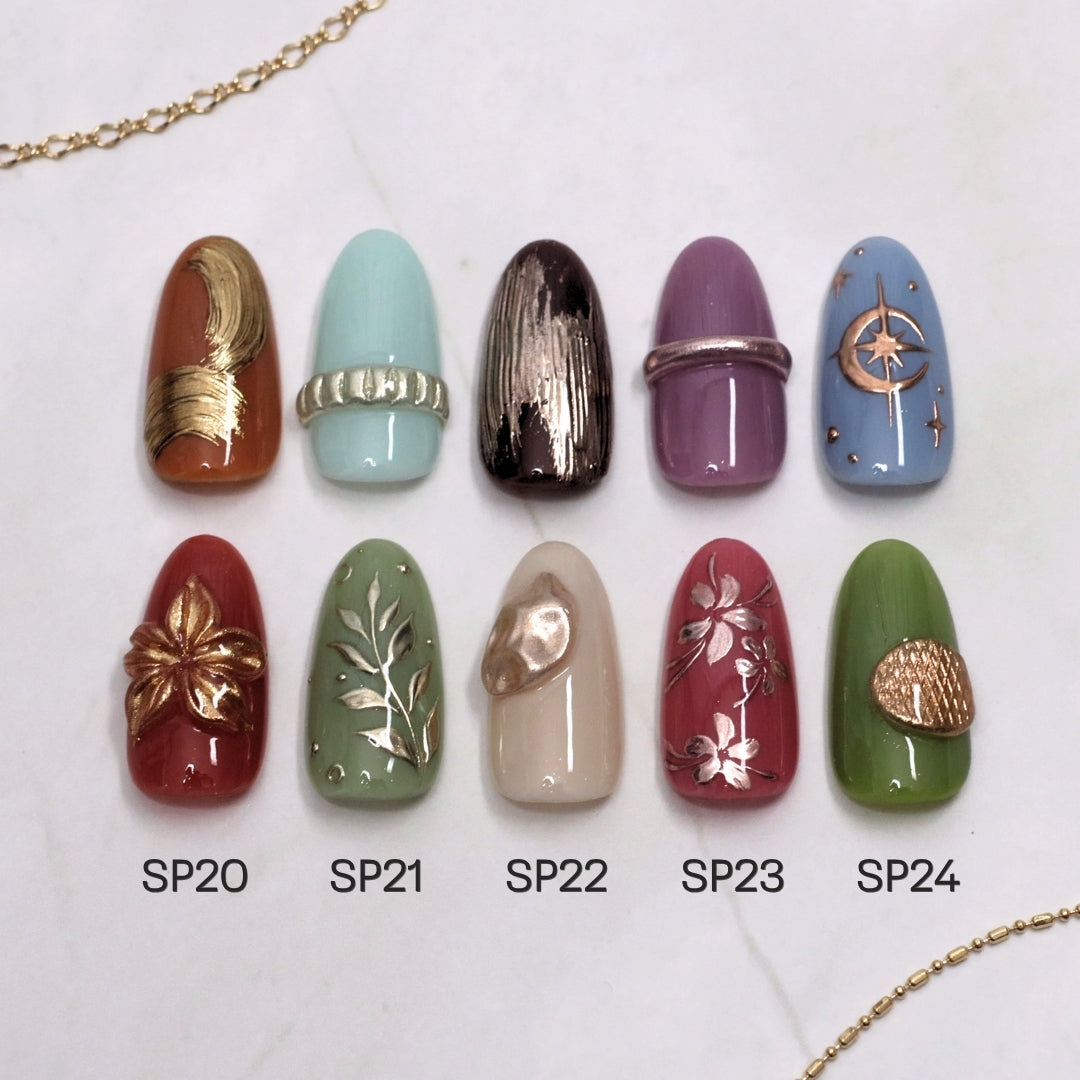 Sweetie Nail Supply - Gold Chrome Powders (5 Types)