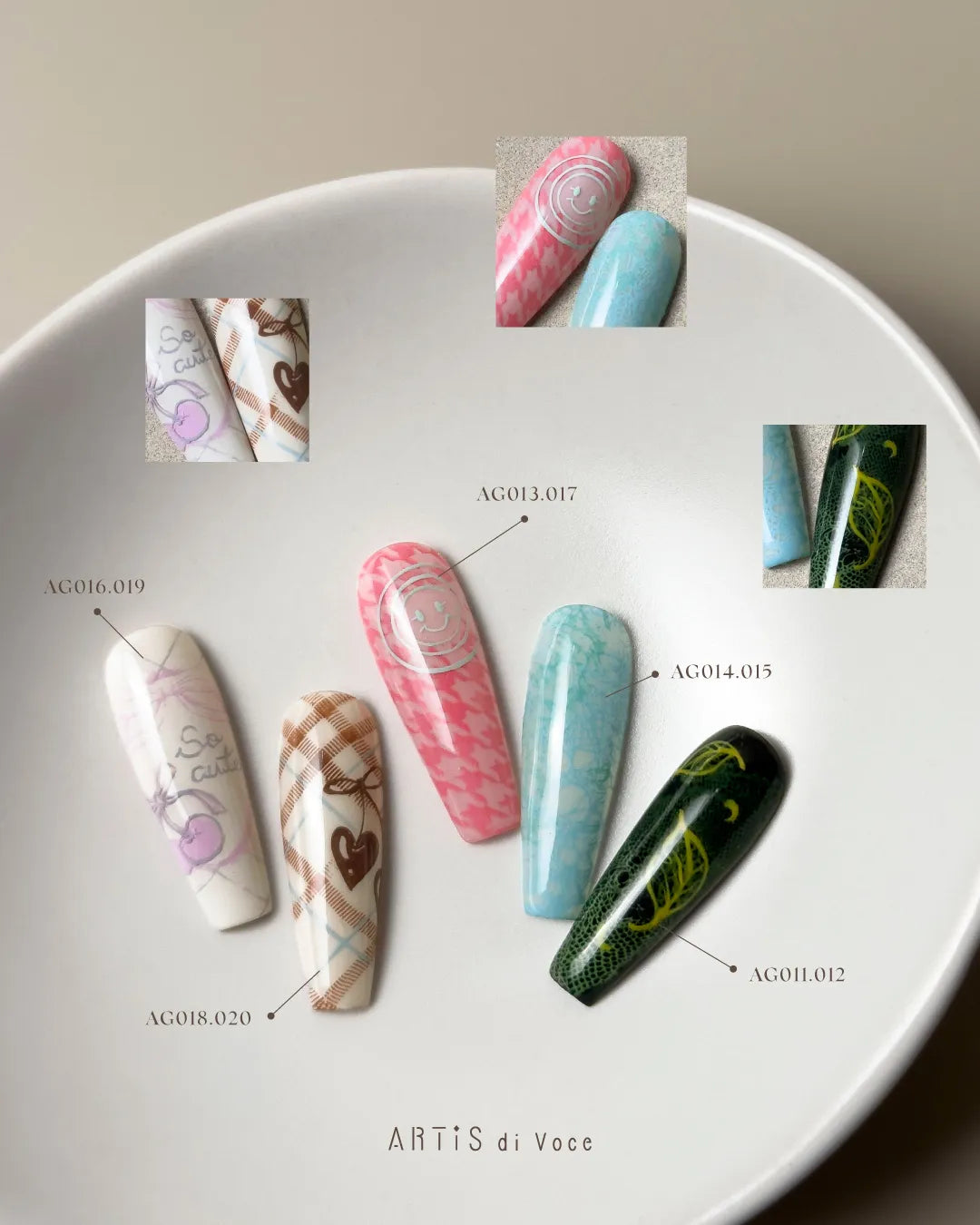 ARTiS di Voce - Gradient Art Gel (AG011 to AG020)