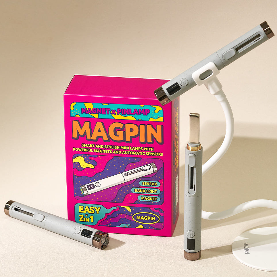 SHINY x Mayour - Magpin Lamp (Beige, Grey)