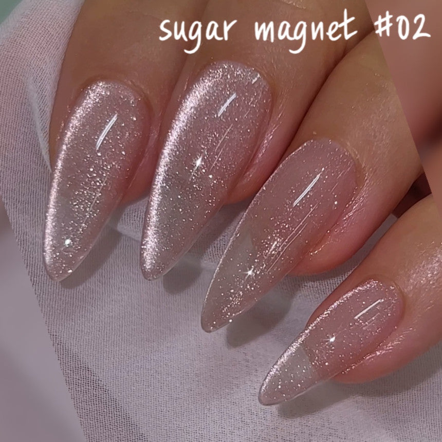 Nailbayo - Doi Sugar Magnet Gel Set (6 Piece)