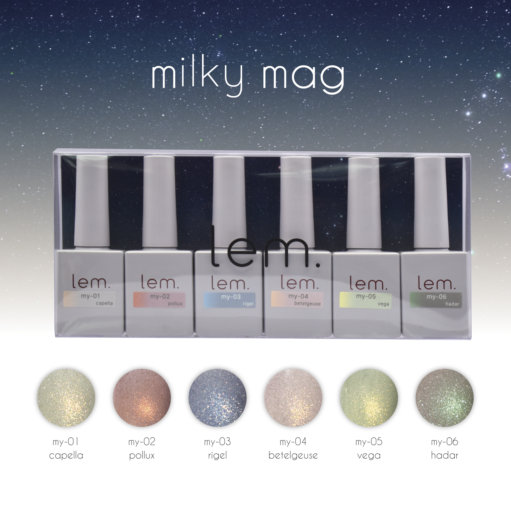 Lem - Milky Mag Set (6pcs)