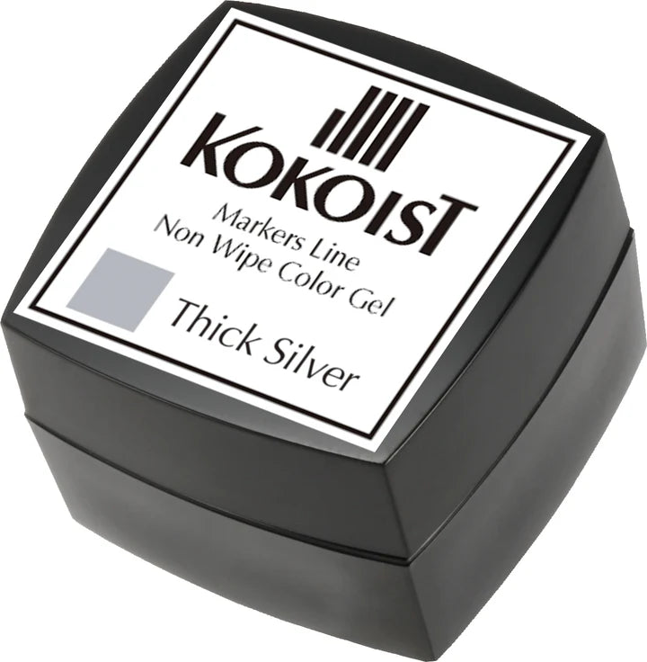 Kokoist ML-04 Markers Line Non Wipe Color Gel (Thick Silver)