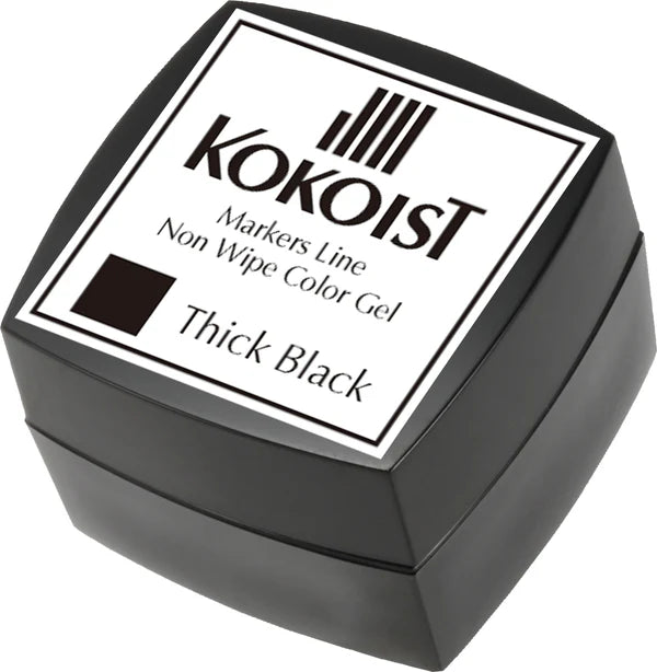 Kokoist ML-02 Markers Line Non Wipe Color Gel (Thick Black)
