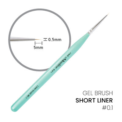 Mostive Gel Brush Short Liner #0.1