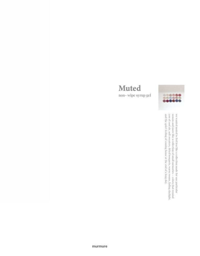 Murmure - Muted Set