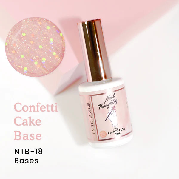 Nail Thoughts - NTB-18 Confetti Cake Base (Bottle/Pot)