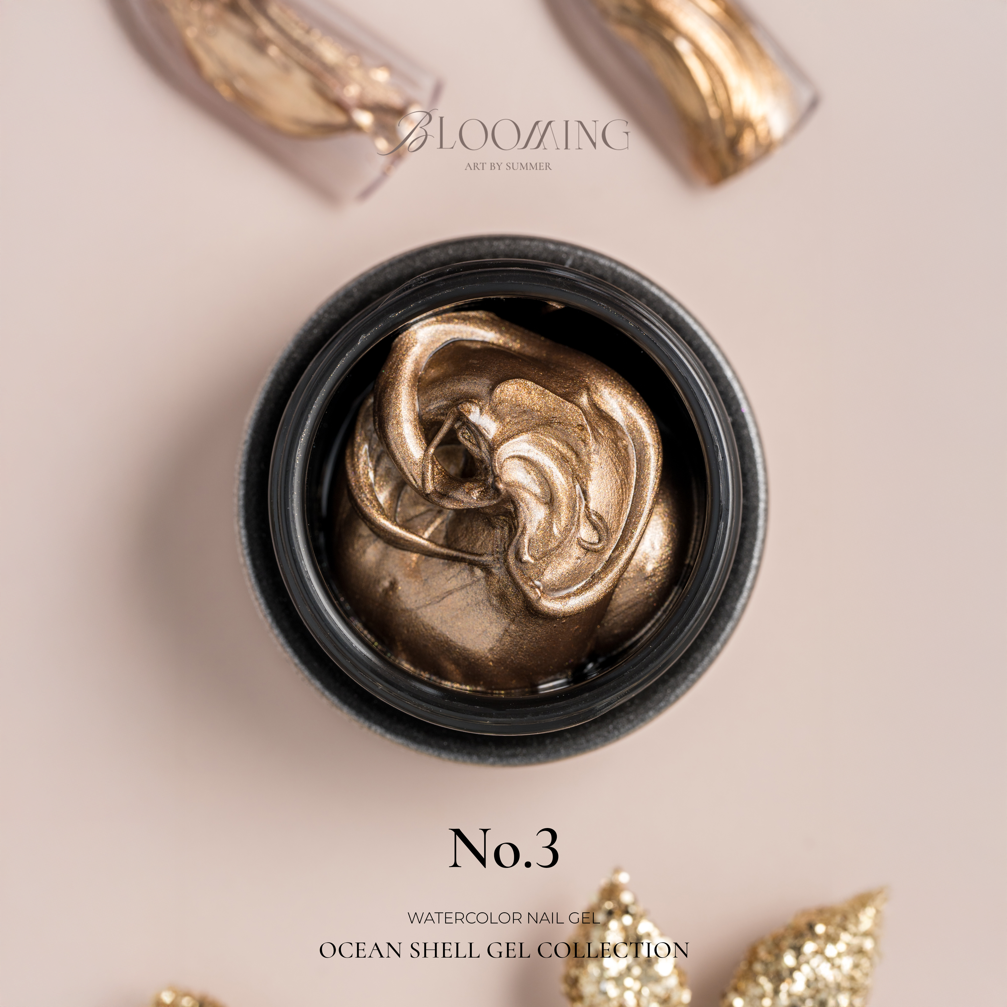 Blooming Nails - No.3 Watercolor Nail Gel Set
