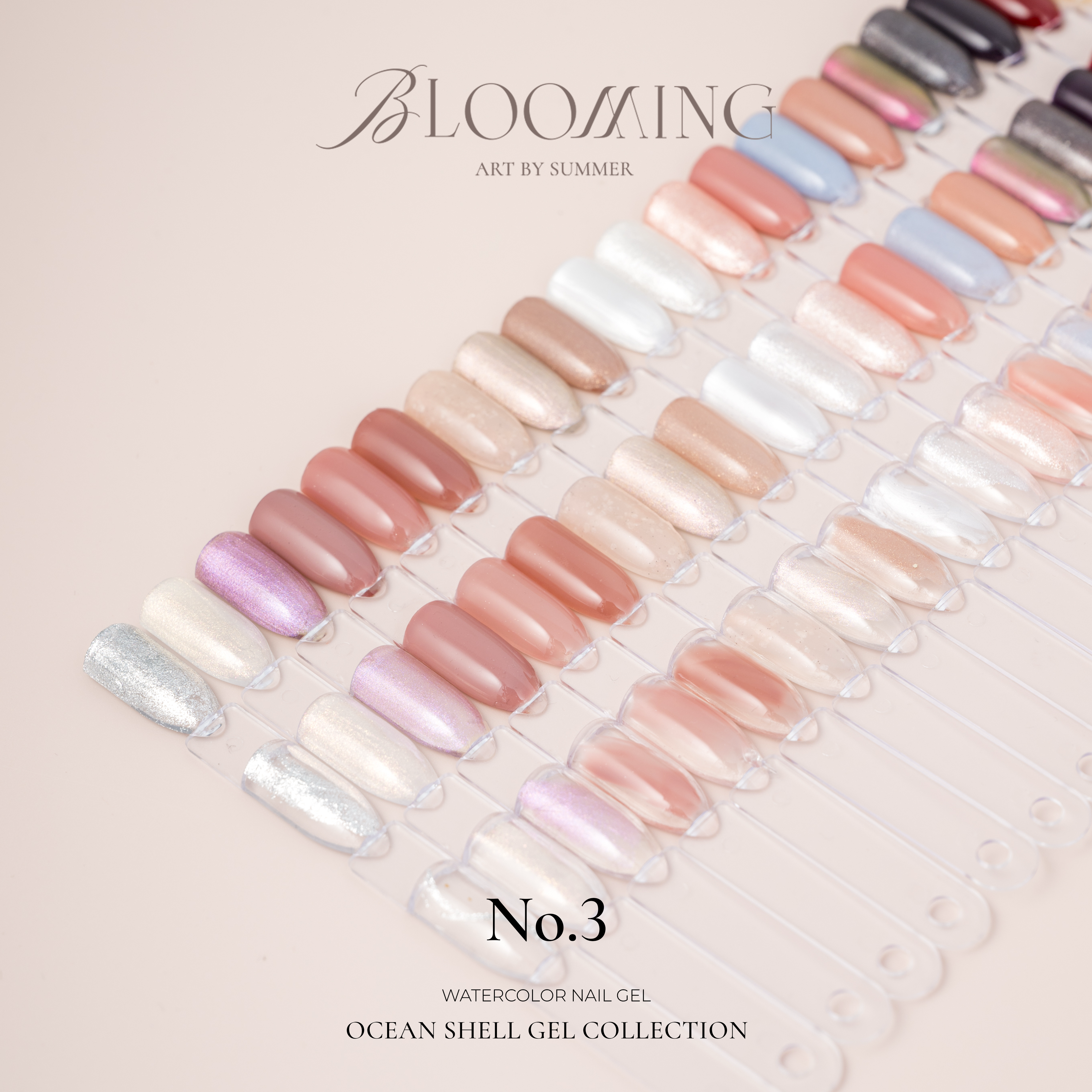 Blooming Nails - No.3 Watercolor Nail Gel Set