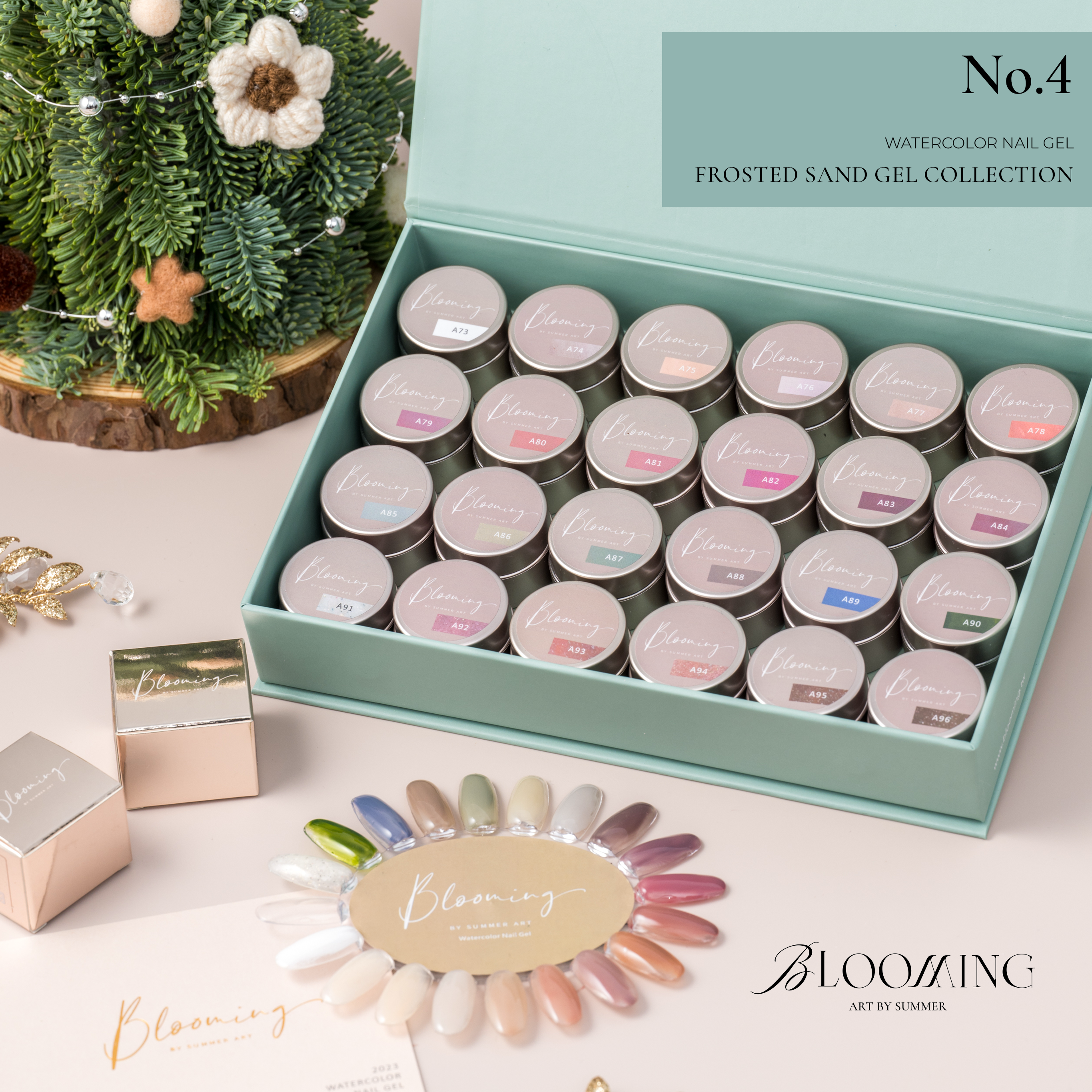 Blooming Nails - No.4 Watercolor Nail Gel Set