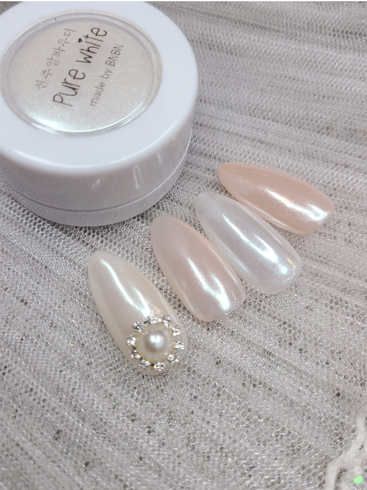 Bonniebee Pure White Nail Powder