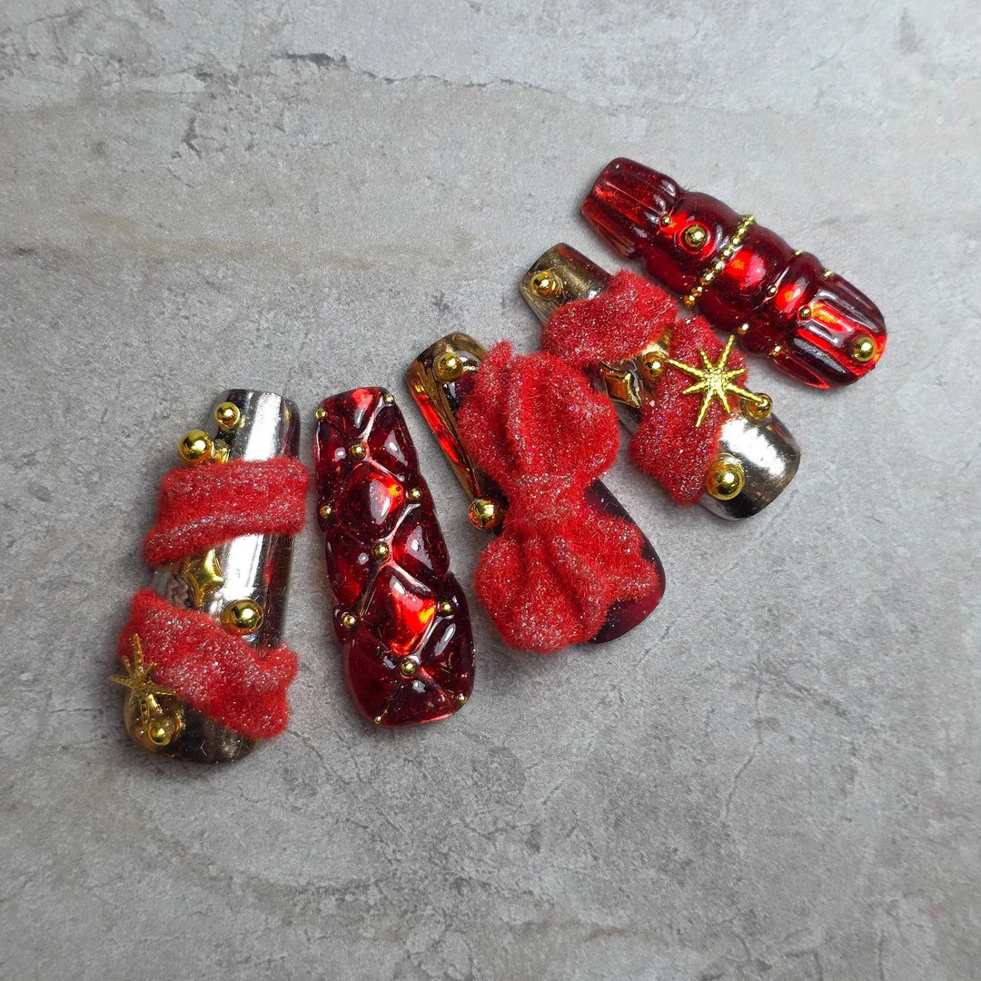 Kokoist - Pushu Pushu Fluffy 08 Red Glitter