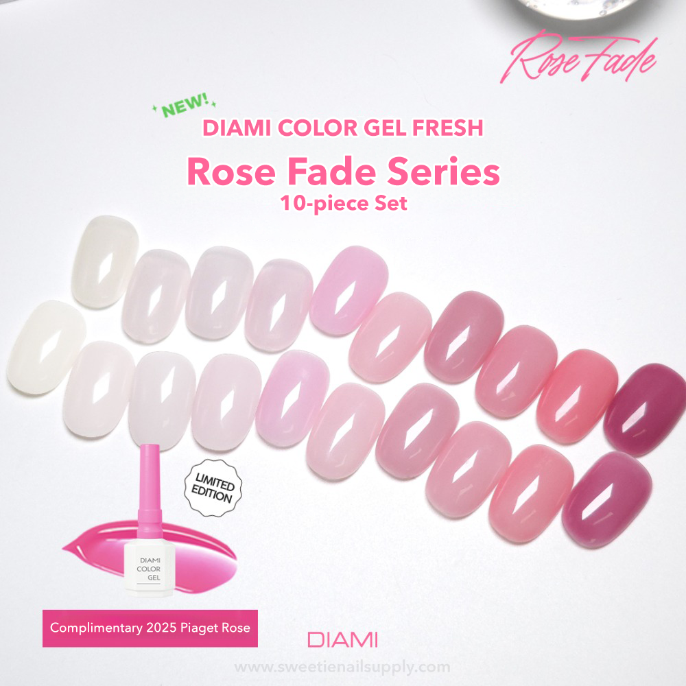 DIAMI - Rose Fade Series (SW1141- 1150) + Gift (Piaget Rose Gel)