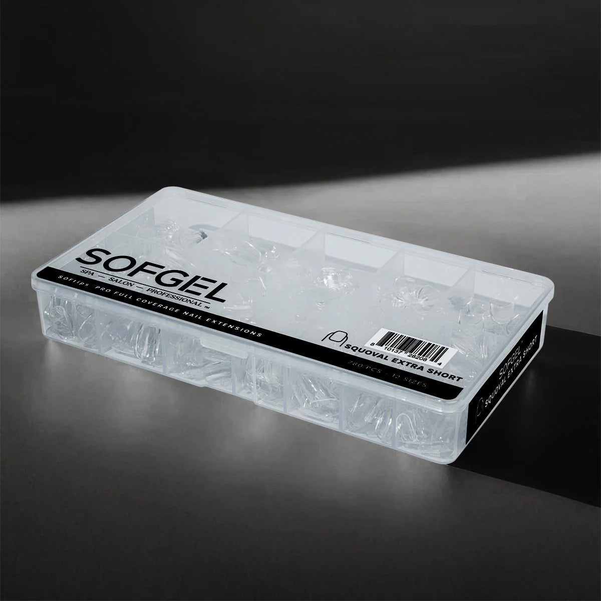 SOFTIPS PRO XII - Standard Squoval Extra Short (780pcs)