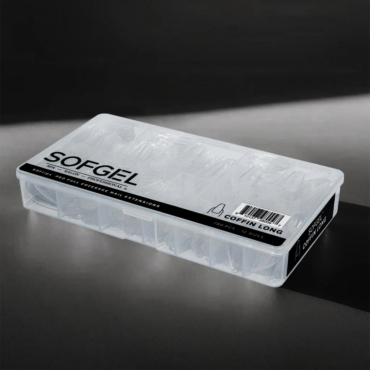 SOFTIPS PRO XII - Standard Coffin Long (500pcs)