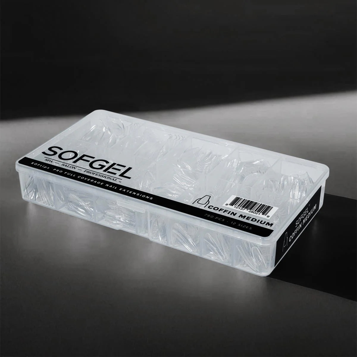 SOFTIPS PRO XII - Standard Coffin Medium (780pcs)