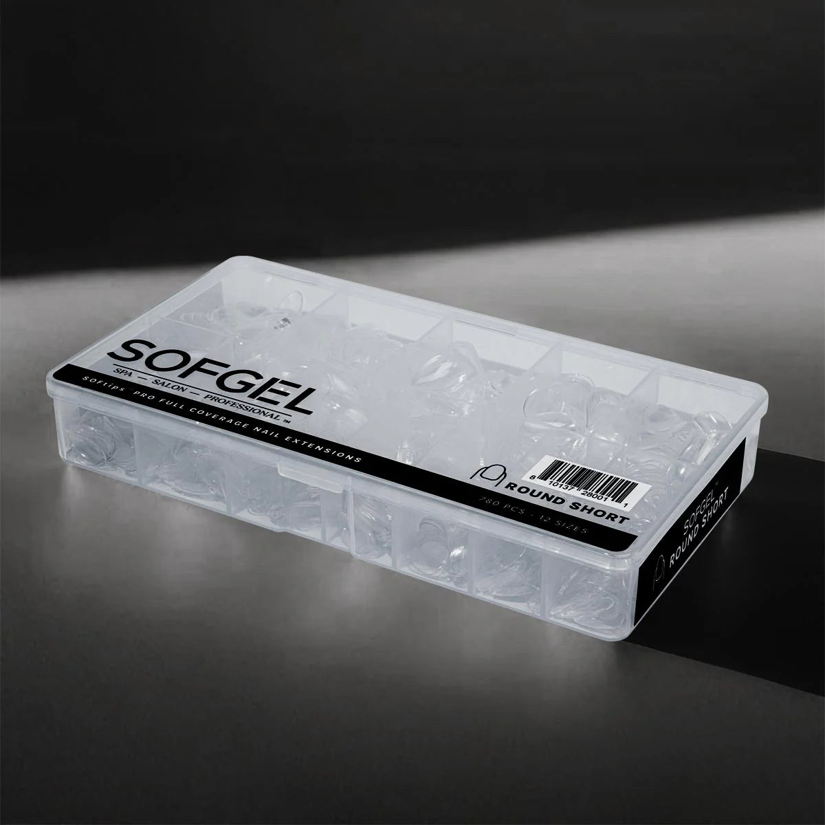 SOFTIPS PRO XII - Standard Round Short (780pcs)
