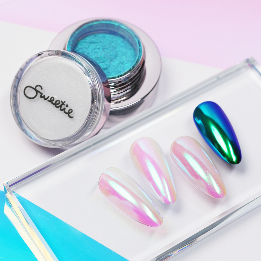 Sweetie Nail Supply - Aurora Chrome Powders (9 Types)
