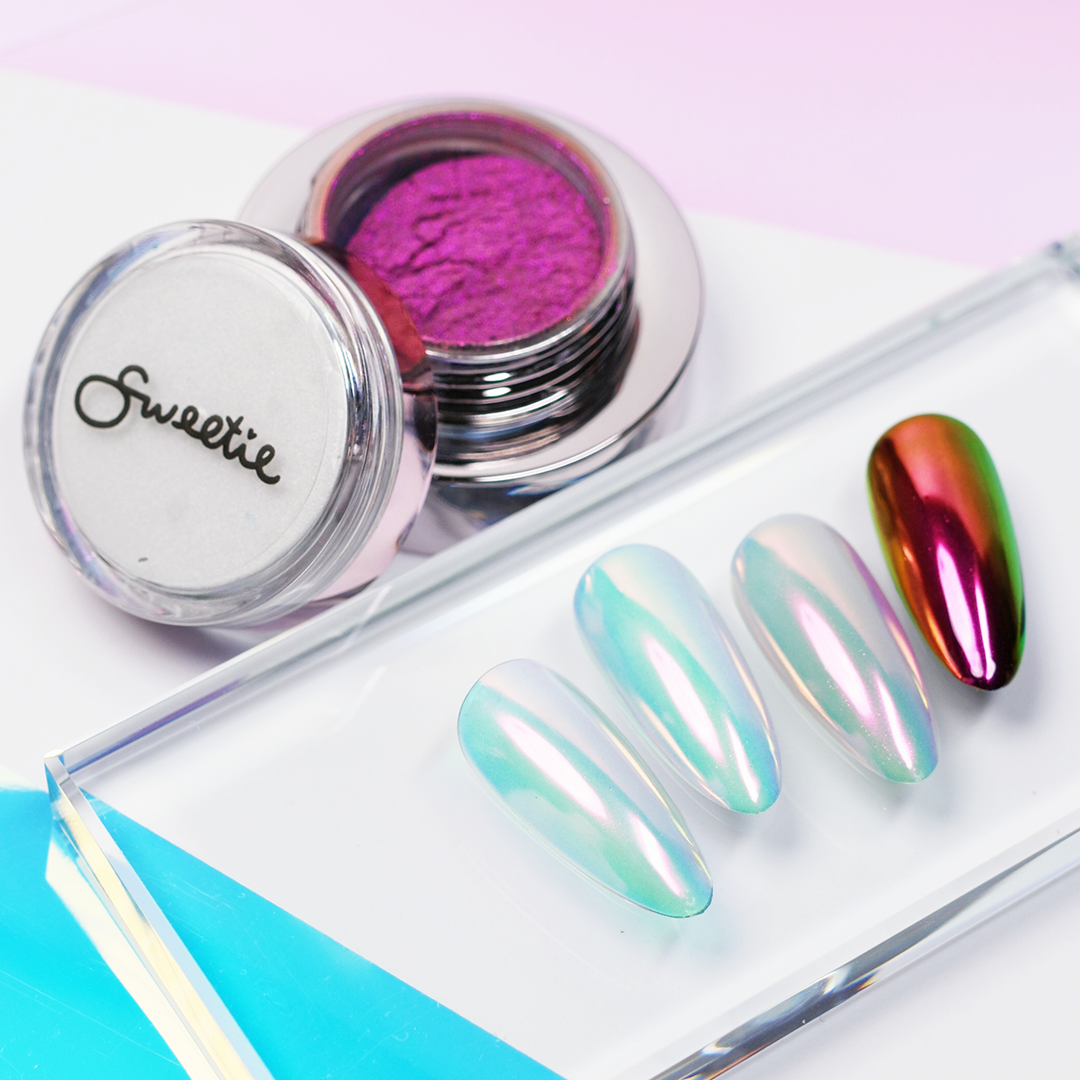 Sweetie Nail Supply - Aurora Chrome Powders (9 Types)