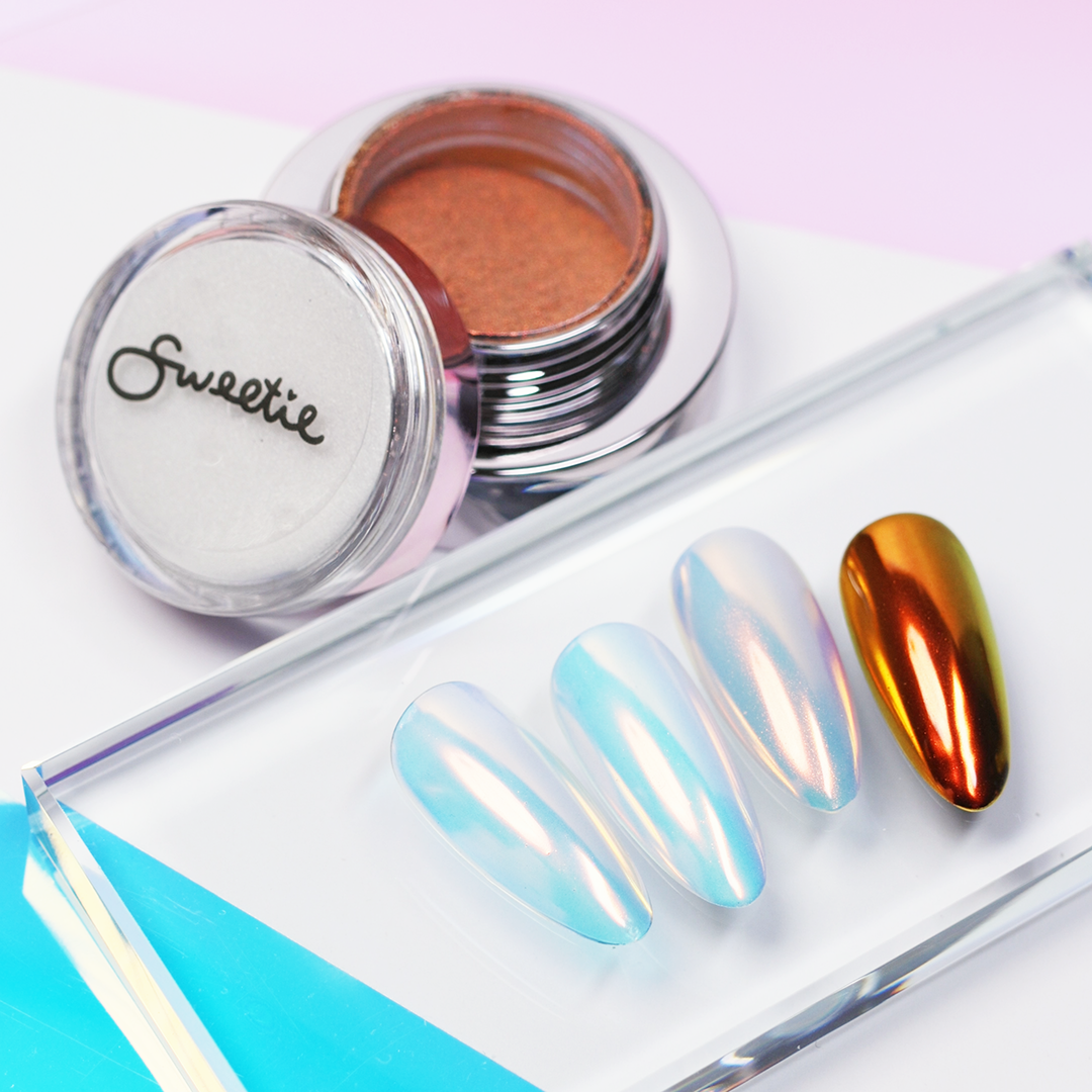 Sweetie Nail Supply - Aurora Chrome Powders (9 Types)