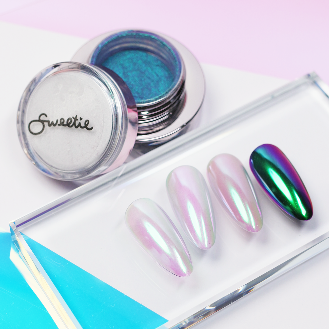 Sweetie Nail Supply - Aurora Chrome Powders (9 Types)