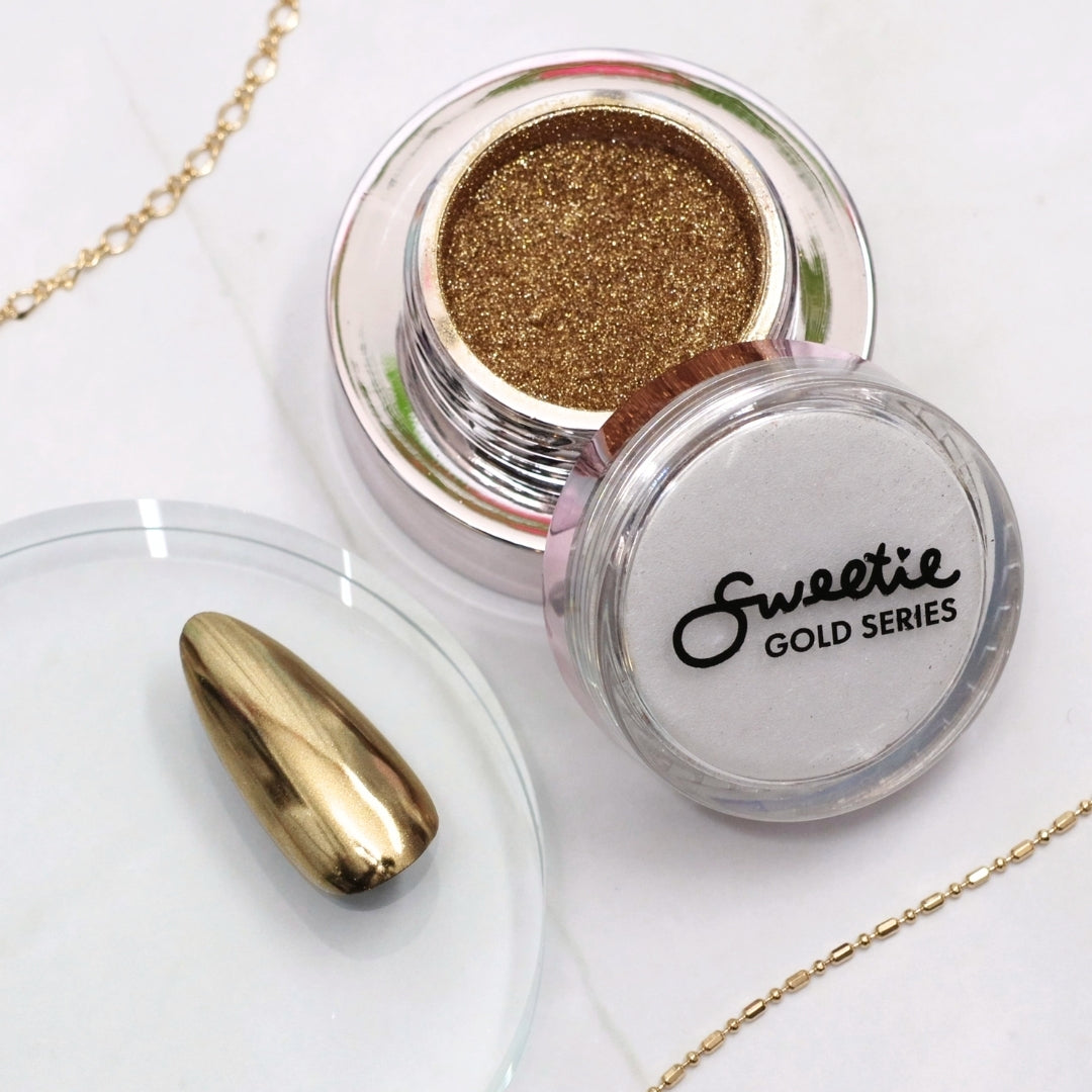 Sweetie Nail Supply - Gold Chrome Powders (5 Types)