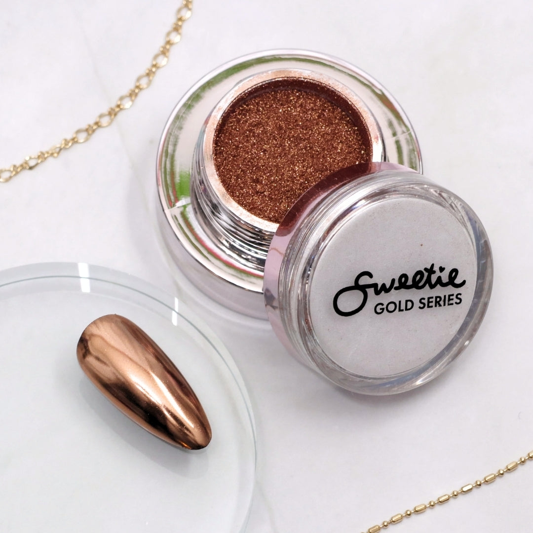 Sweetie Nail Supply - Gold Chrome Powders (5 Types)