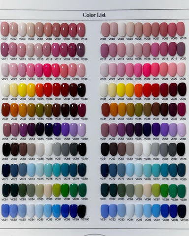 VALLA Solid 100 Non-Wipe Color Collection (Full Set)