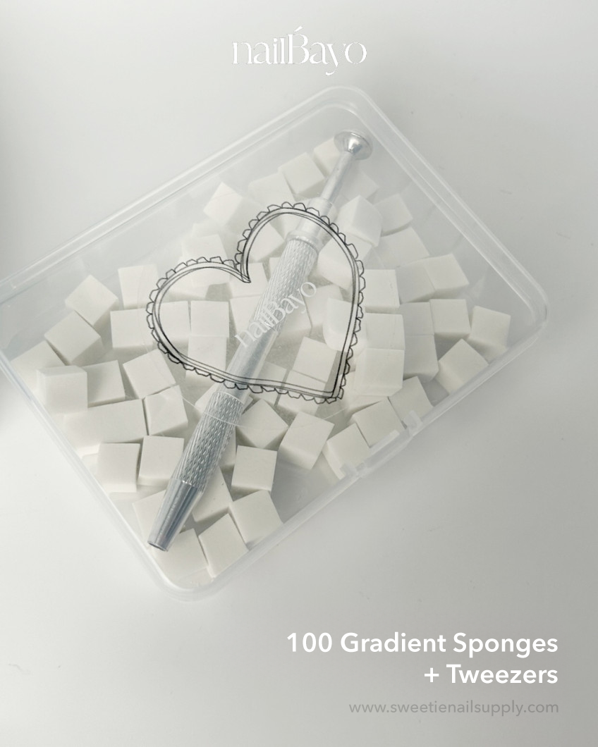 Nailbayo - Tweezer + Sponge Box