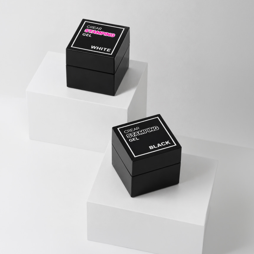 CREAR - Stamping Gel White + Black