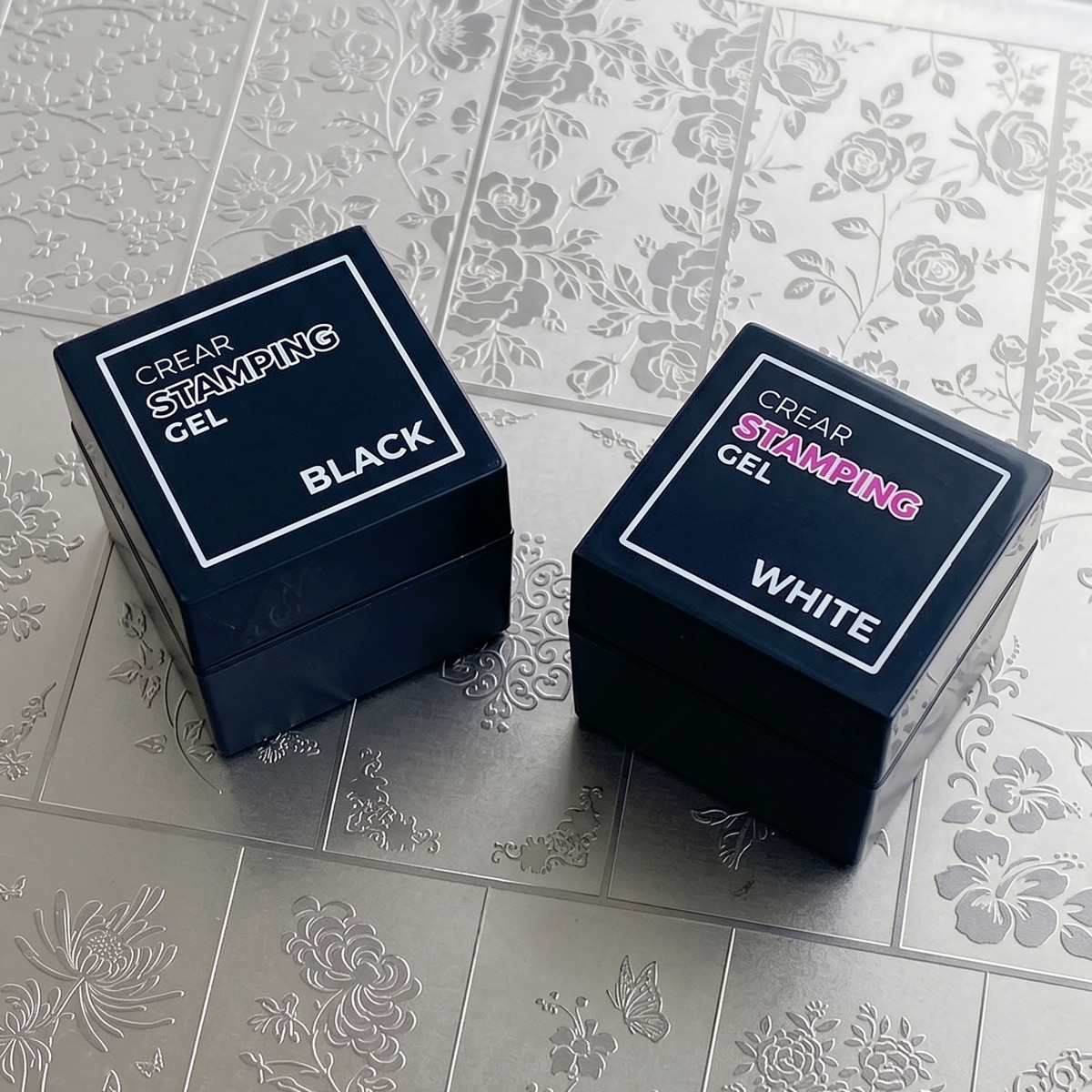 CREAR - Stamping Gel White + Black