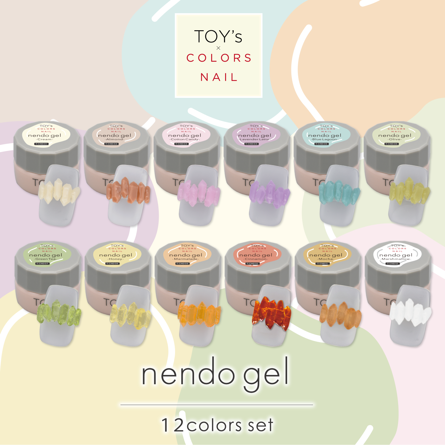 TOYS トイズ バイ アイニティ nendo gel TOY's - TOY's x Colors Nail Nendo Gel