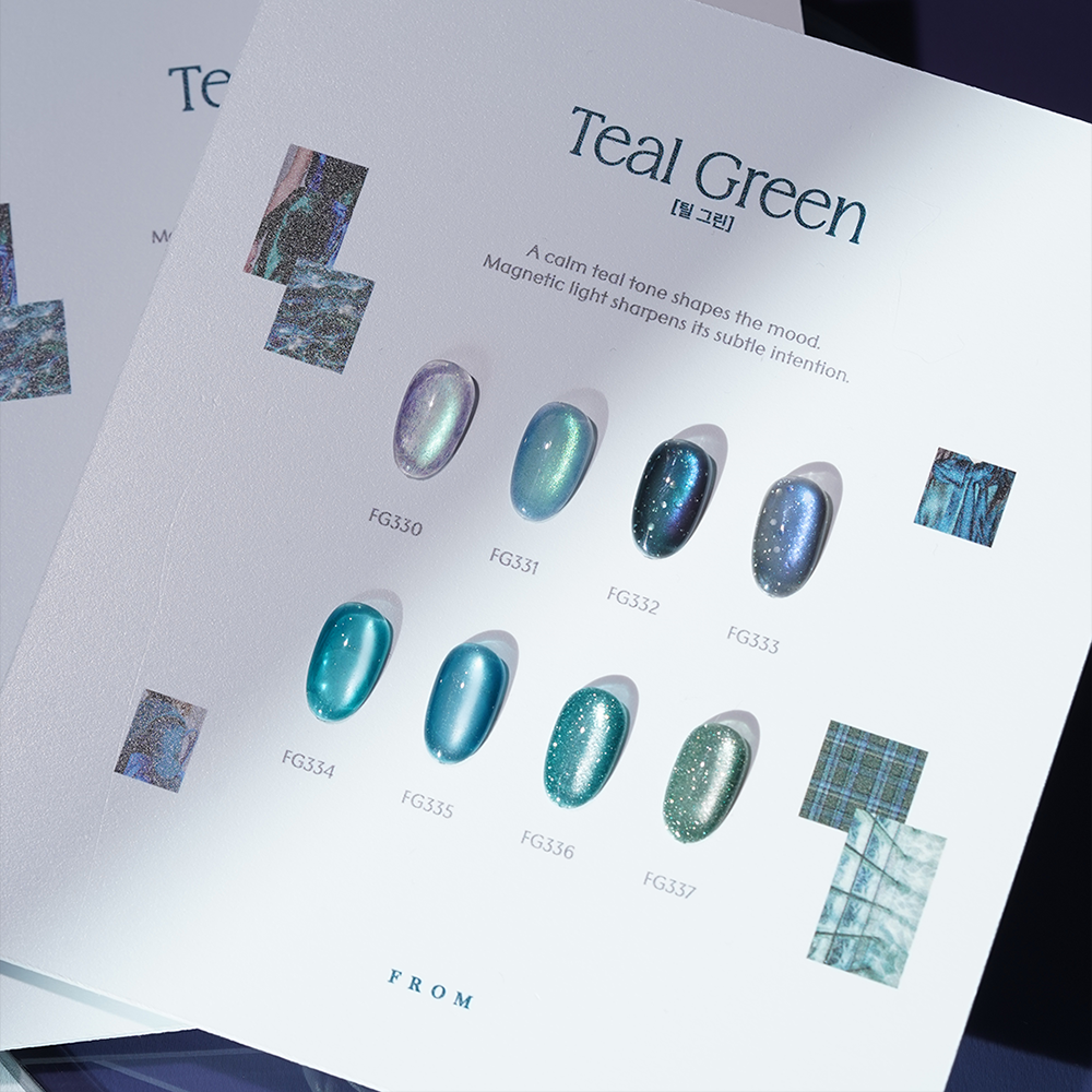 From the Nail - Teal Green