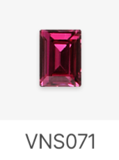 Jello Jello - Rectangle Stone Nail Charms (VNS068 - VNS108)