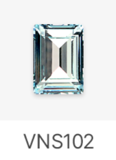 Jello Jello - Rectangle Stone Nail Charms (VNS068 - VNS108)