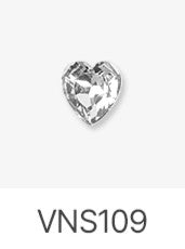 Jello Jello - Heart Stone Nail Charms (VNS109 - VNS133 & VNS150 - VNS163)