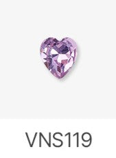 Jello Jello - Heart Stone Nail Charms (VNS109 - VNS133 & VNS150 - VNS163)