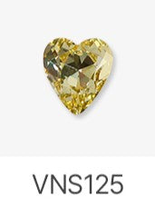 Jello Jello - Heart Stone Nail Charms (VNS109 - VNS133 & VNS150 - VNS163)
