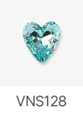 Jello Jello - Heart Stone Nail Charms (VNS109 - VNS133 & VNS150 - VNS163)