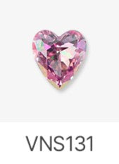 Jello Jello - Heart Stone Nail Charms (VNS109 - VNS133 & VNS150 - VNS163)