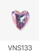 Jello Jello - Heart Stone Nail Charms (VNS109 - VNS133 & VNS150 - VNS163)