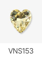 Jello Jello - Heart Stone Nail Charms (VNS109 - VNS133 & VNS150 - VNS163)