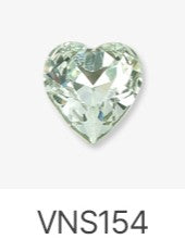 Jello Jello - Heart Stone Nail Charms (VNS109 - VNS133 & VNS150 - VNS163)