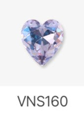 Jello Jello - Heart Stone Nail Charms (VNS109 - VNS133 & VNS150 - VNS163)