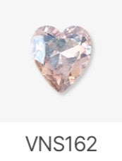 Jello Jello - Heart Stone Nail Charms (VNS109 - VNS133 & VNS150 - VNS163)