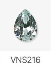 Jello Jello - Teardrop Stone Nail Charms (VNS202-VNS216, VNS127, & VNS218-VNS224)