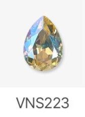 Jello Jello - Teardrop Stone Nail Charms (VNS202-VNS216, VNS127, & VNS218-VNS224)