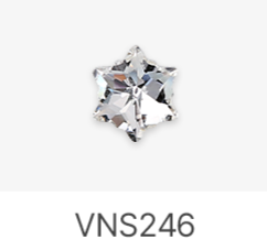 Jello Jello - Shaped Stone Nail Charms (VNS244 - VNS256)