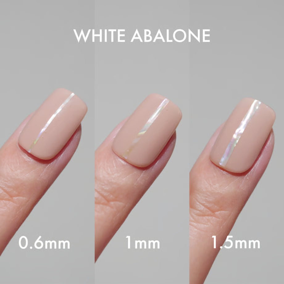 Ungu Nails - White Abalone Strip