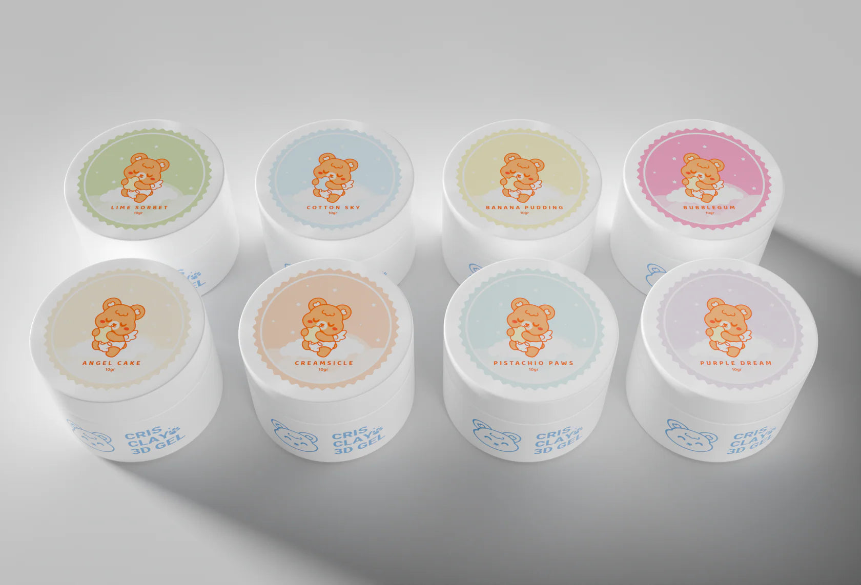 Crisania Neri - Beary Sweet Dreams 3D Sculpting Gel Collection – 8 x 10 g