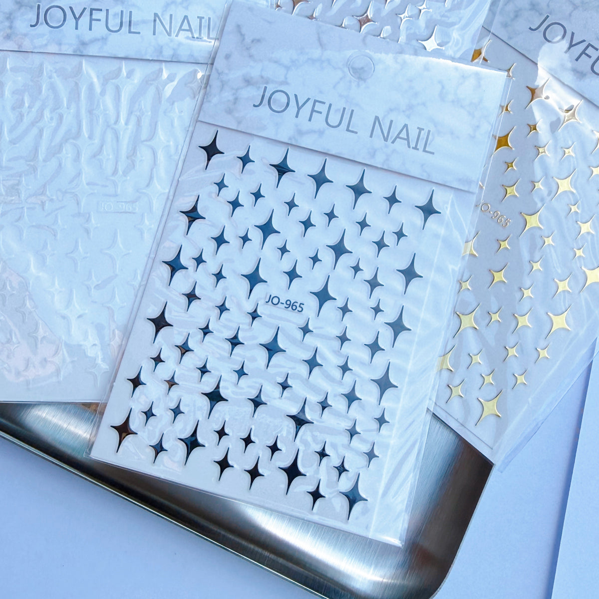 Laser Star Nail Stickers (4 Colour Types)